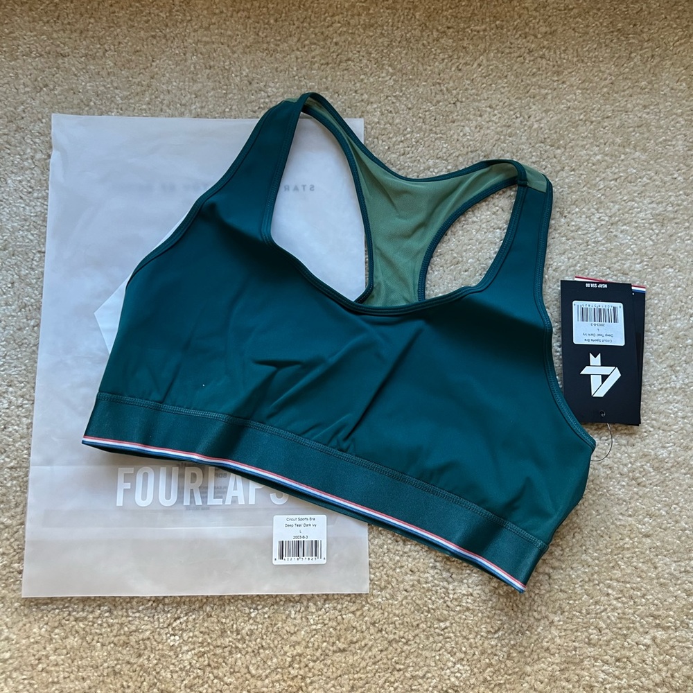 Four Laps Circuit Sports bra- Large